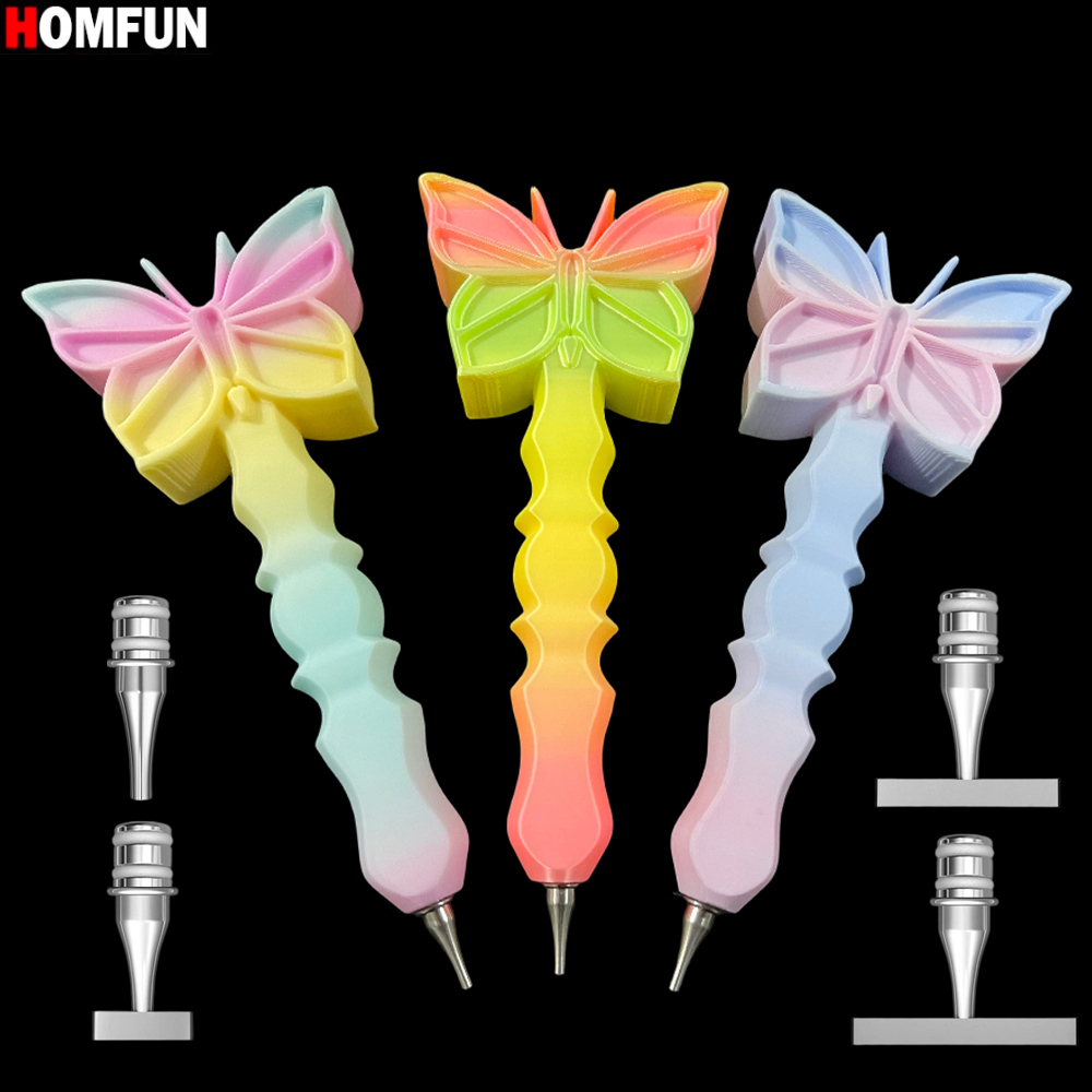 Craft Embellishment Storage - HOMFUN 3D-Druck Schmetterling Diamant Malerei Stift,
