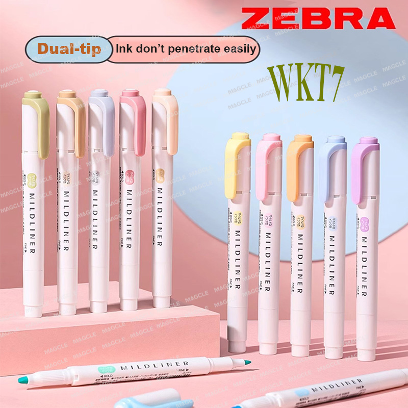 Zebra Pen Mildliner - Zebra 1 Stück Textmarker WKT7 MILD