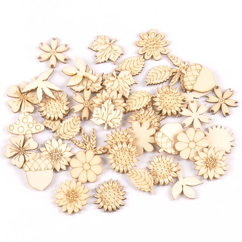 30pcs 25-30mm Holz DIY Zubehör – Embellish Craft Bewertung und Preis
