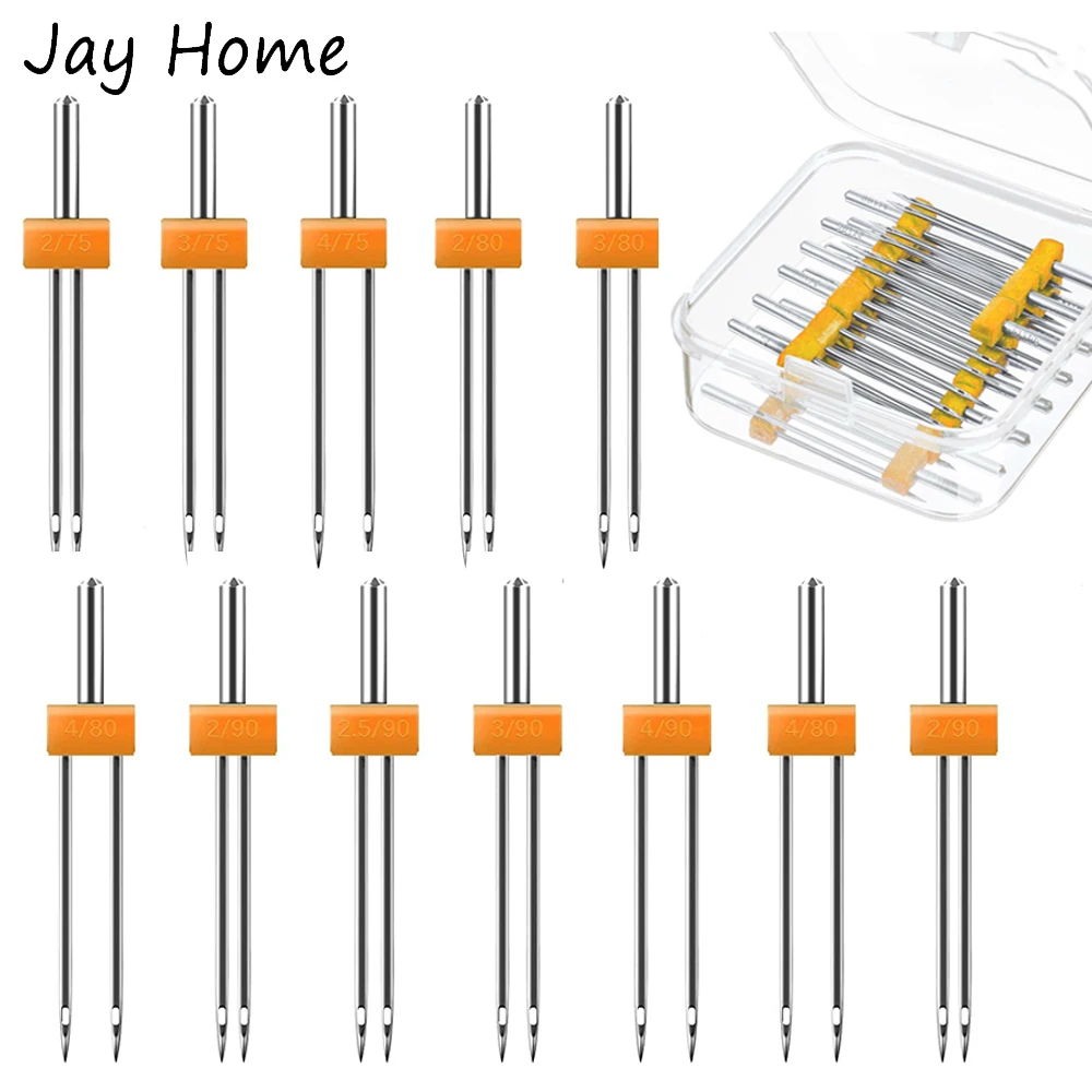 10PCS Nähmaschine Twin Nadeln  – Craft Embellishment Storage Bewertung und Preis